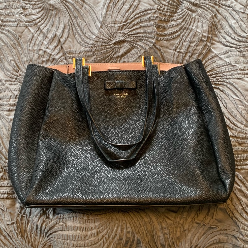 Kate Spade ♠️ beautiful black tote bag!